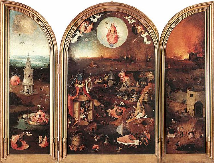 Hieronymus Bosch The Last Judgment oil painting picture